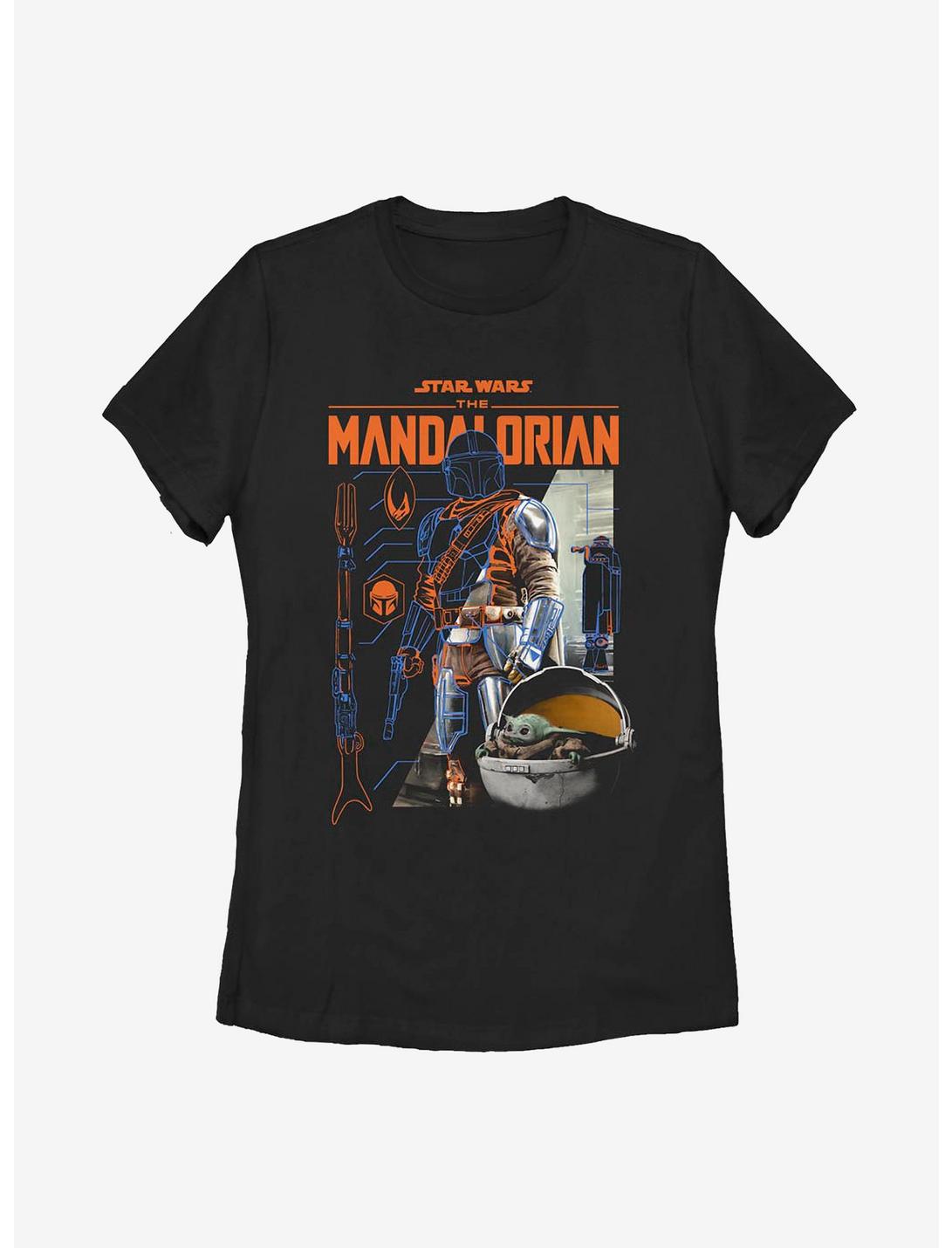 Star Wars The Mandalorian Specs Womens T-Shirt, BLACK, hi-res