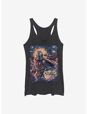 Star Wars The Mandalorian The Child Duo Starry Sky Womens Tank Top, , hi-res