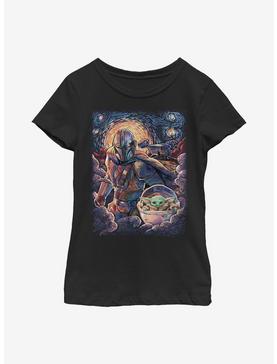 Star Wars The Mandalorian The Child Duo Starry Sky Youth Girls T-Shirt, , hi-res
