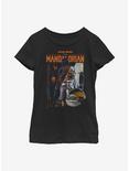Star Wars The Mandalorian Specs Youth Girls T-Shirt, BLACK, hi-res