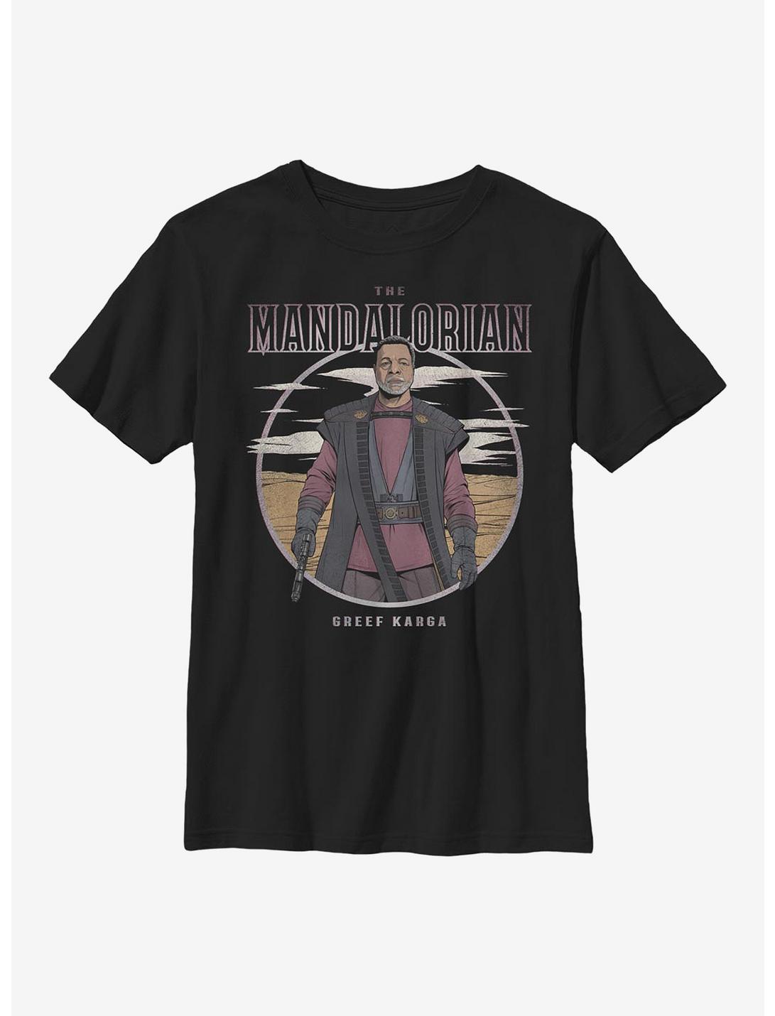Star Wars The Mandalorian Greef Karga Lonely Youth T-Shirt, BLACK, hi-res