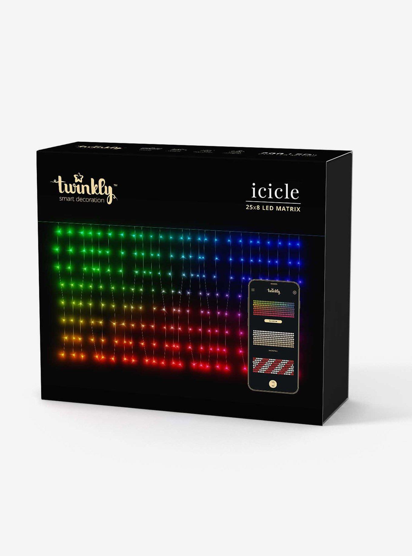 Twinkly Icicle App Controlled String Lights, , hi-res