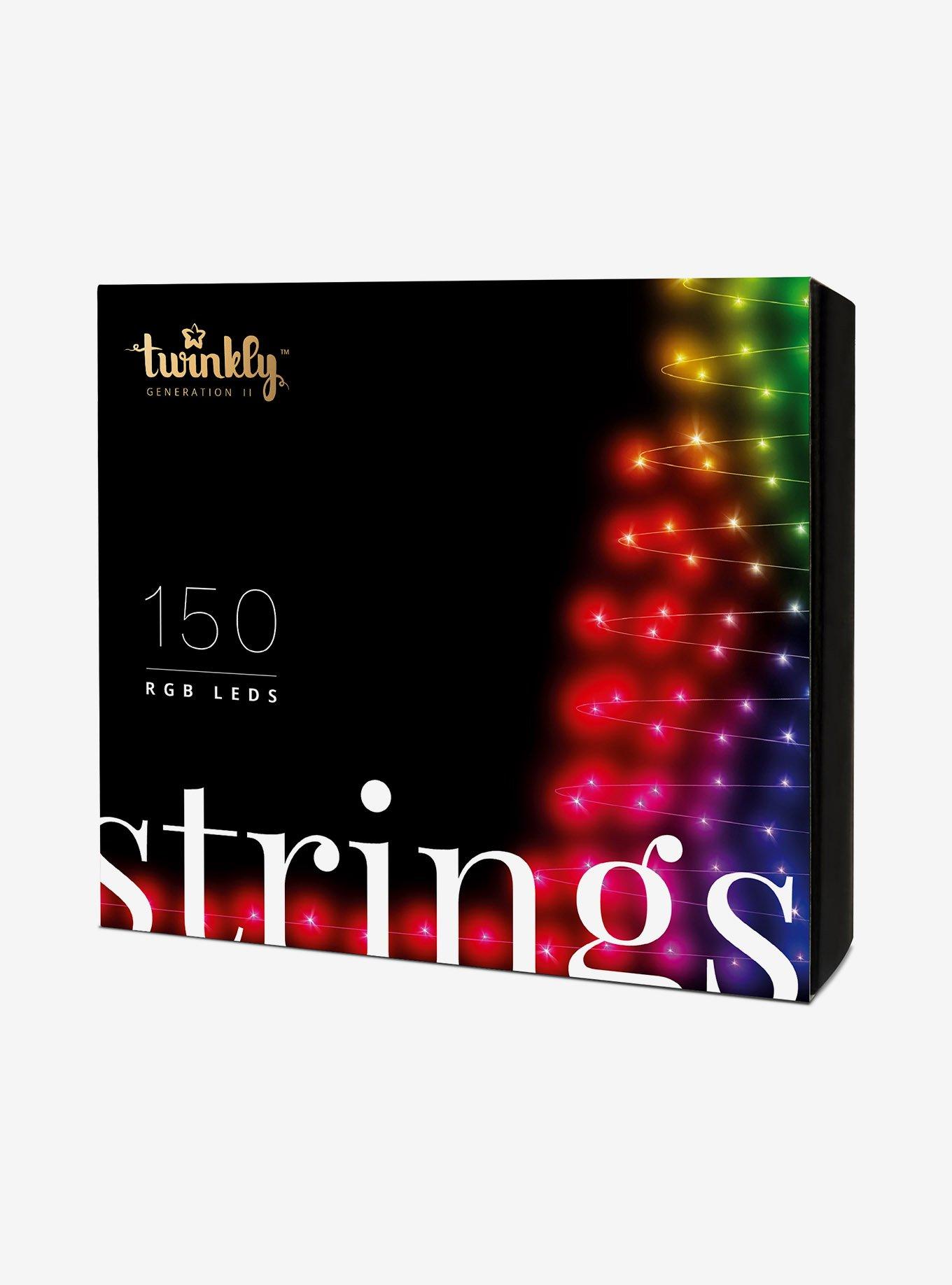 Twinkly LED Wifi/Bluetooth Customizable String Lights, , hi-res