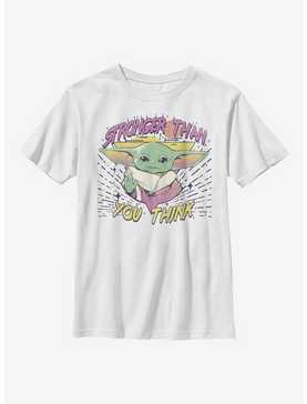 Star Wars The Mandalorian The Child Stronger Than You Think Youth T-Shirt, , hi-res