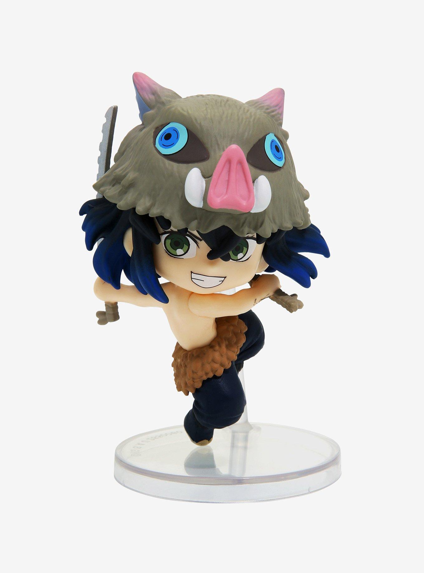 Bandai Spirits Demon Slayer: Kimetsu no Yaiba Chibi Masters Inosuke Hashibira Figure, , hi-res