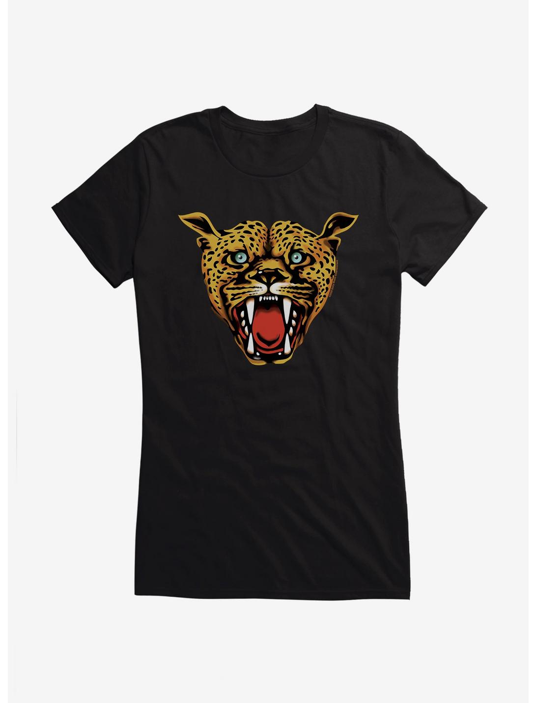 Iggy Pop Cheetah Face Girls T-Shirt, , hi-res