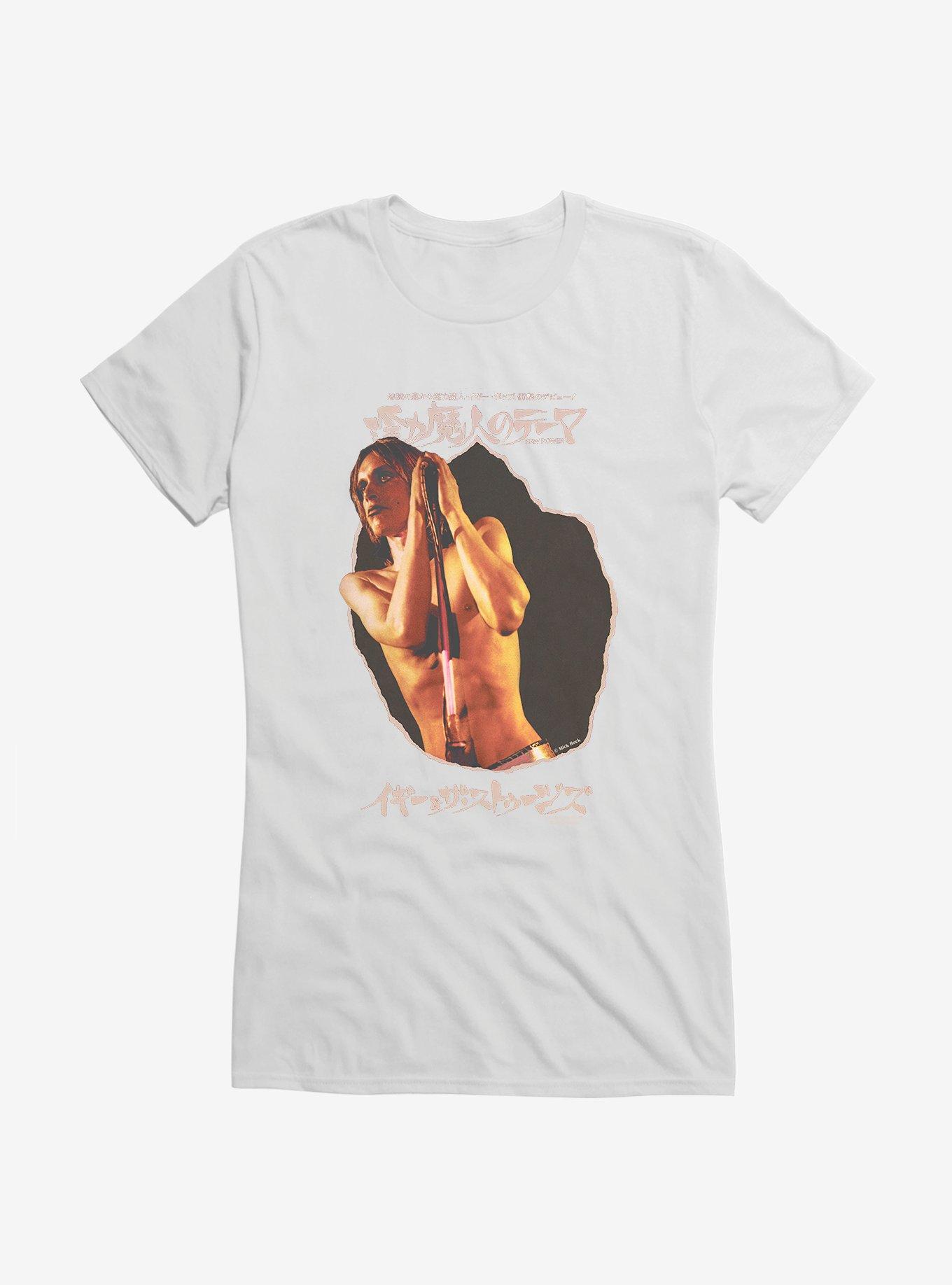 Iggy Pop Raw Page Girls T-Shirt, WHITE, hi-res
