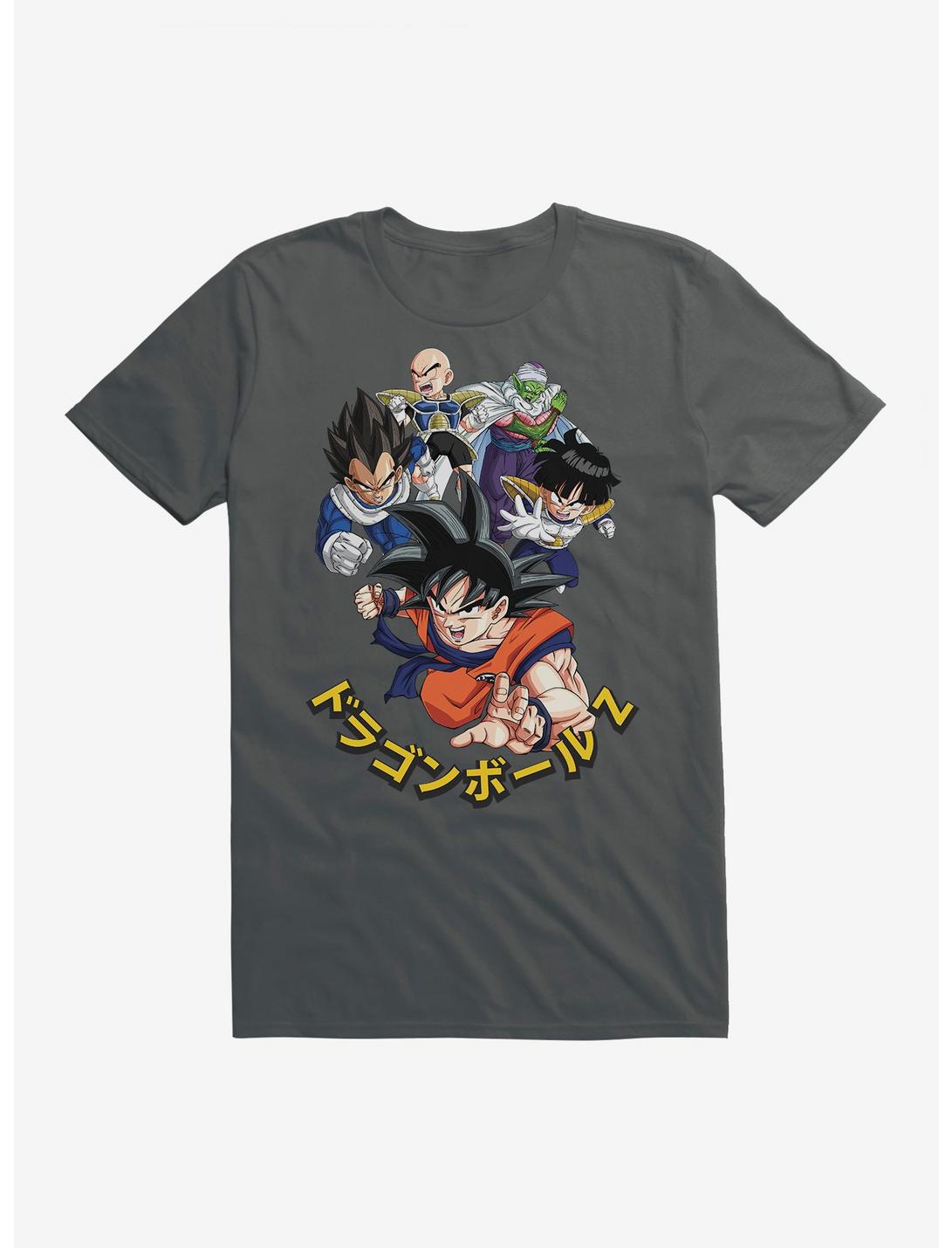 Dragon Ball Z Team Characters T-Shirt, CHARCOAL, hi-res