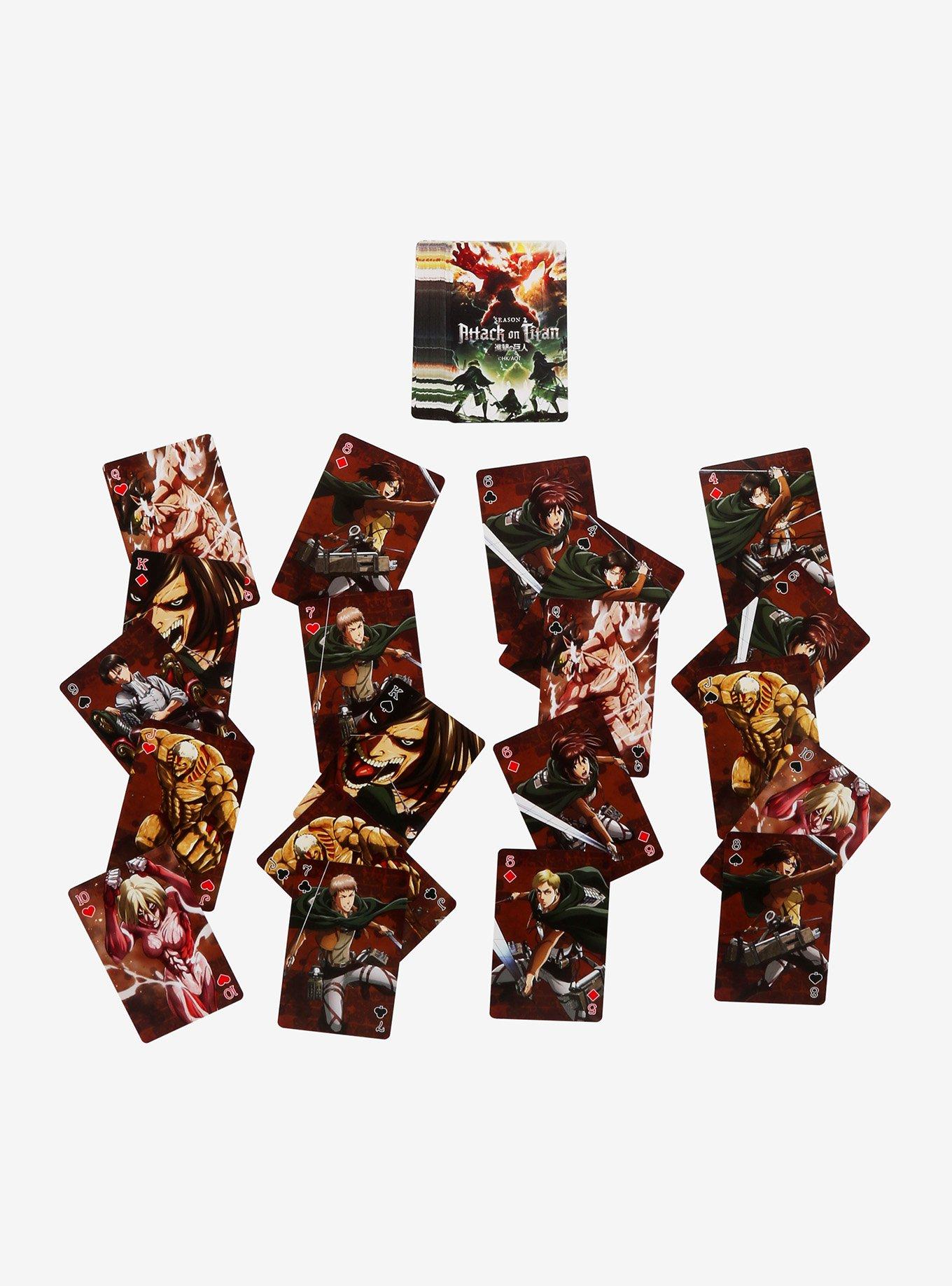 Attack On Titan Season 2 Playing Cards, , hi-res