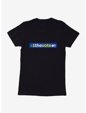 MTV Plus1thevote Logo Womens T-Shirt, , hi-res