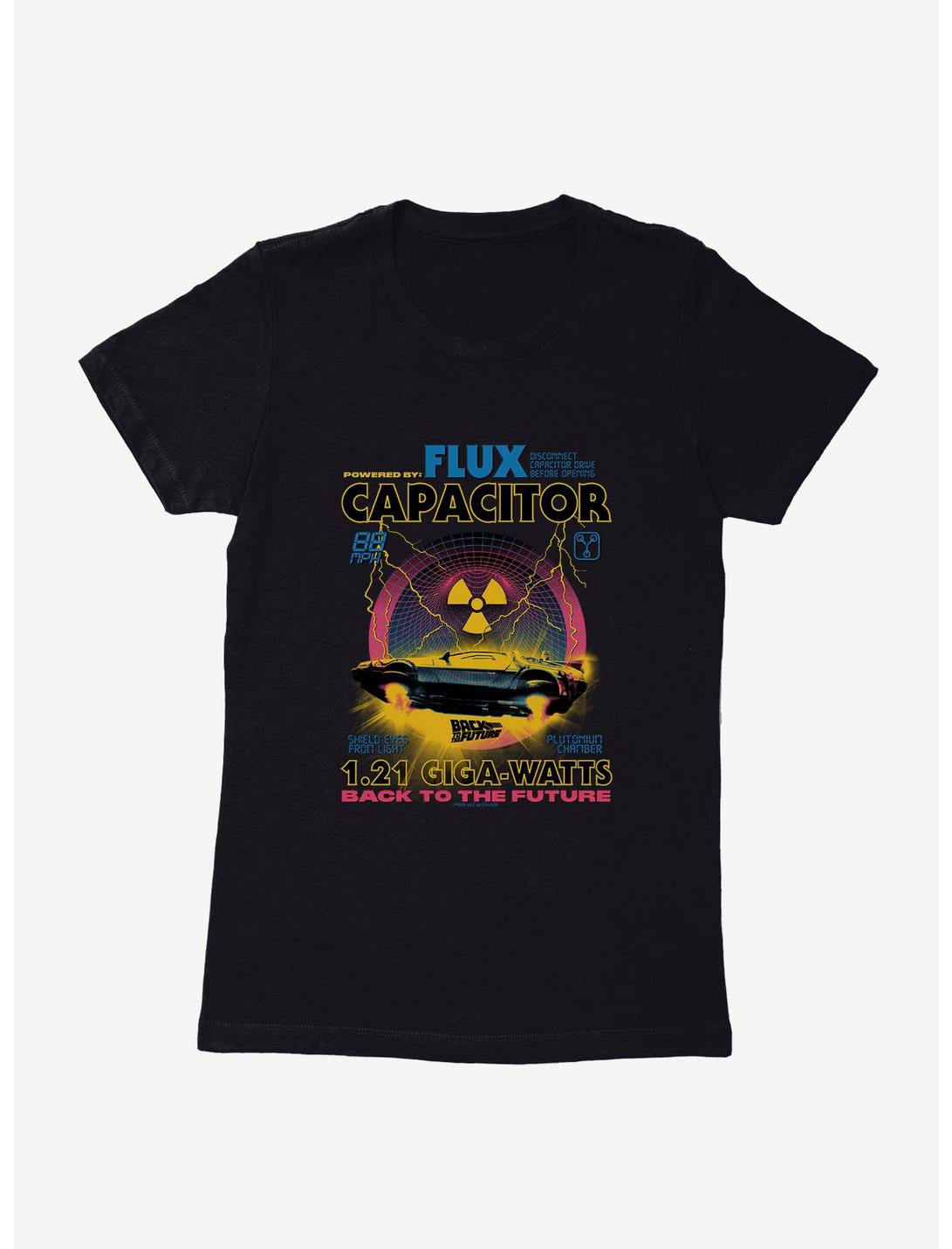 Back To The Future Powered By Flux Womens T-shirt, , hi-res