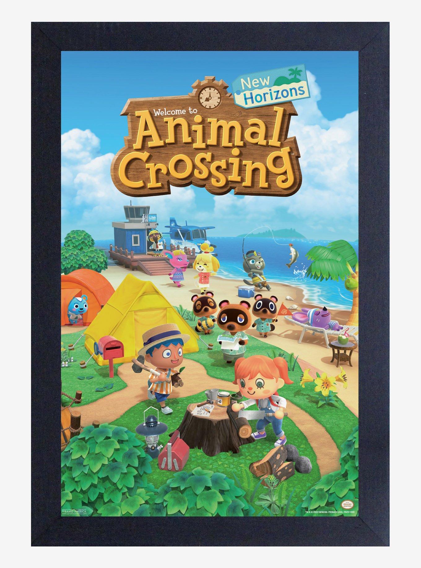 Animal Crossing: New Horizons Pathway Framed Wood Wall Art, , hi-res