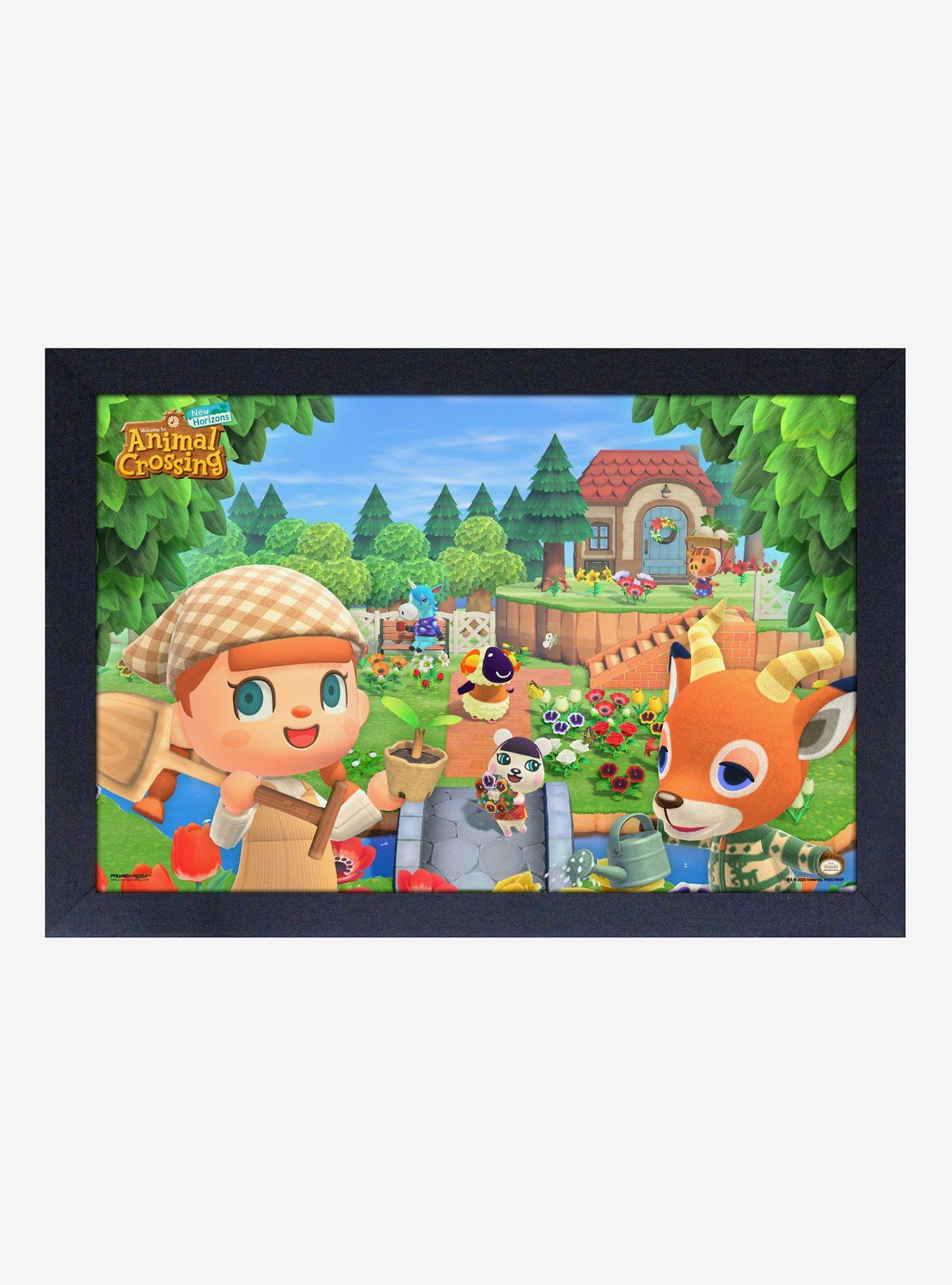 Animal Crossing New Horizons Spring Framed Poster, , hi-res