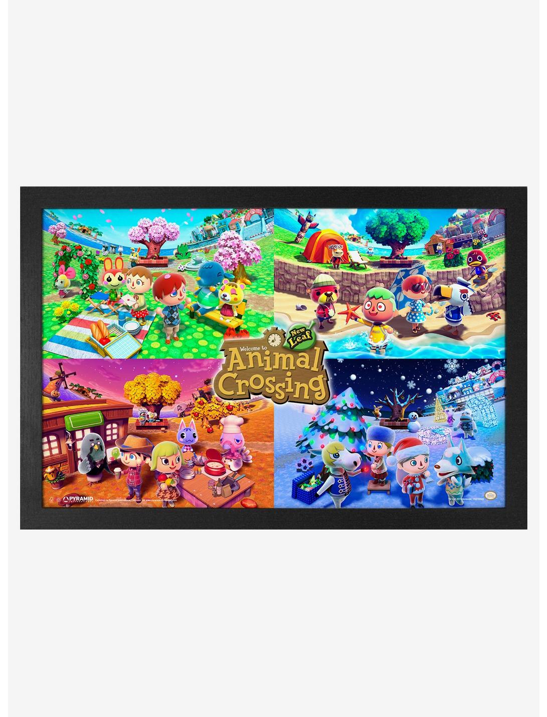 Animal Crossing New Horizons Seasons Framed Poster, , hi-res
