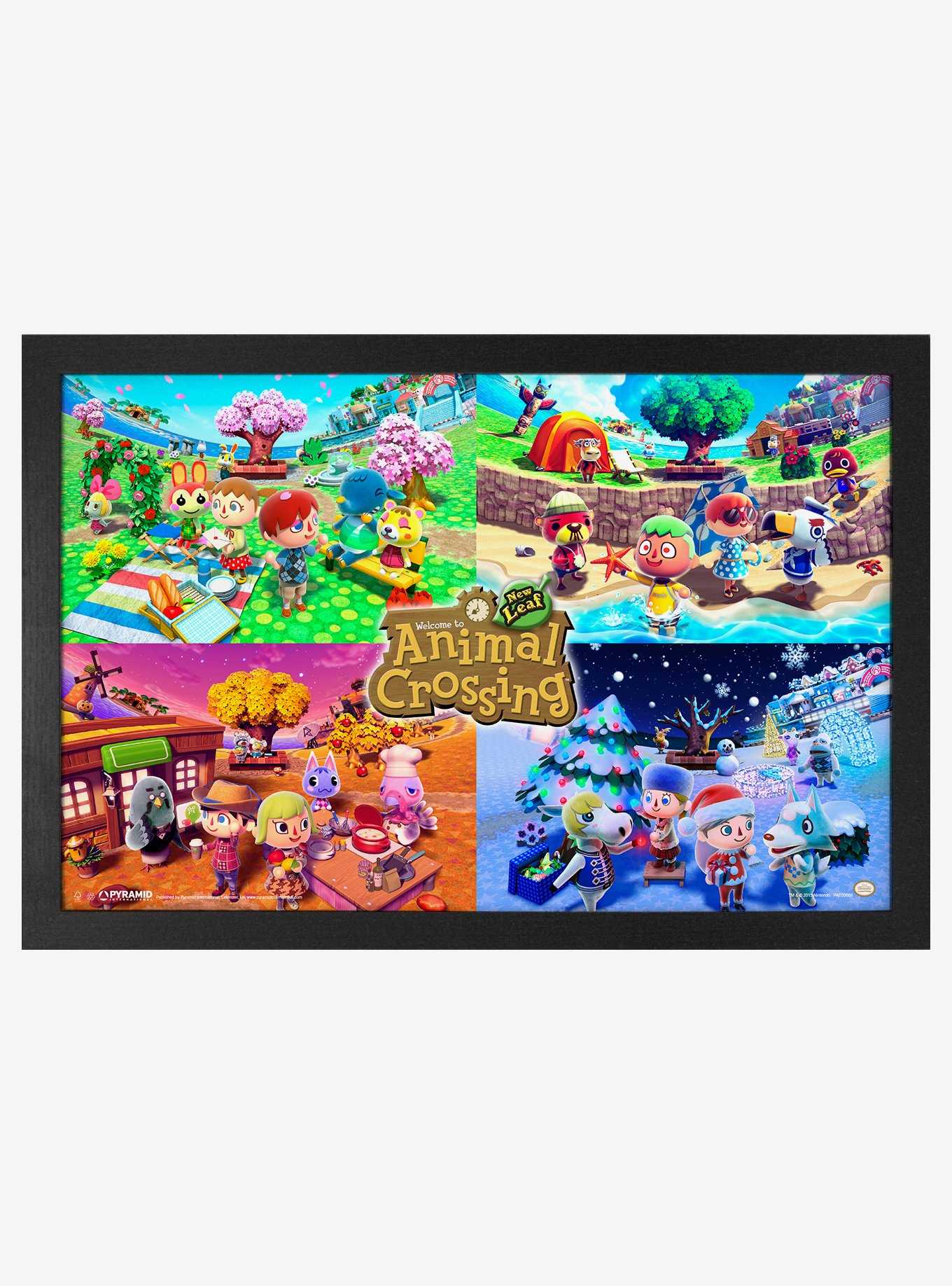 Animal Crossing New Horizons Seasons Framed Poster, , hi-res