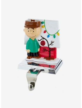 Peanuts Charlie Brown With Doghouse Stocking Holder, , hi-res