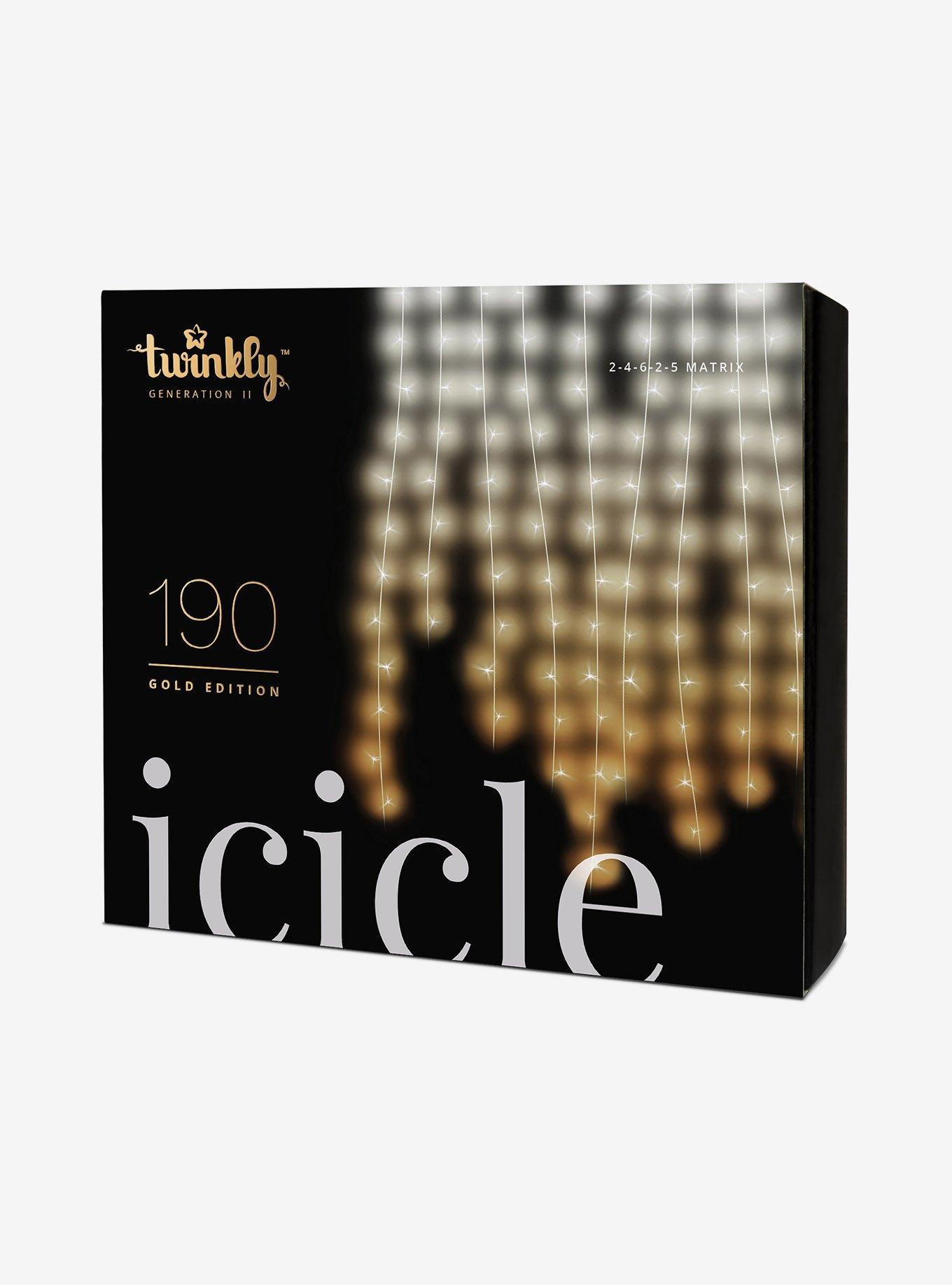 Twinkly Led Icicle String Lights, , hi-res