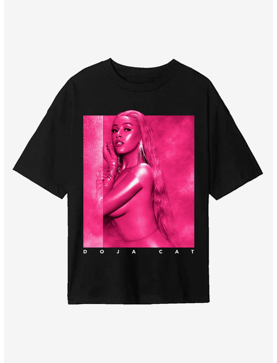 Doja Cat Hot Pink Album Cover T-Shirt, BLACK, hi-res