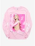 Doja Cat Hot Pink Album Cover Long-Sleeve T-Shirt, PINK, hi-res