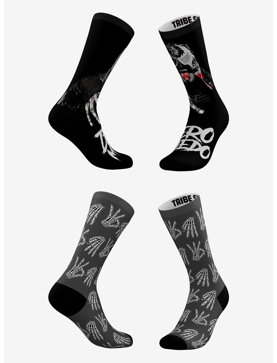 Penta Zero M And Zero Miedo Skeleton Hands Socks 2 Pk, , hi-res