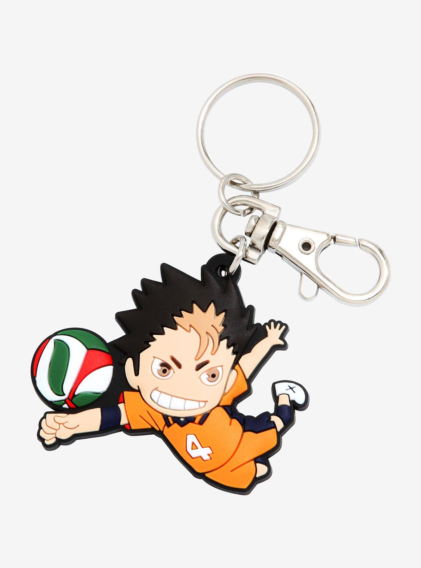Haikyu!! Nishinoya Chibi PVC Keychain, , hi-res