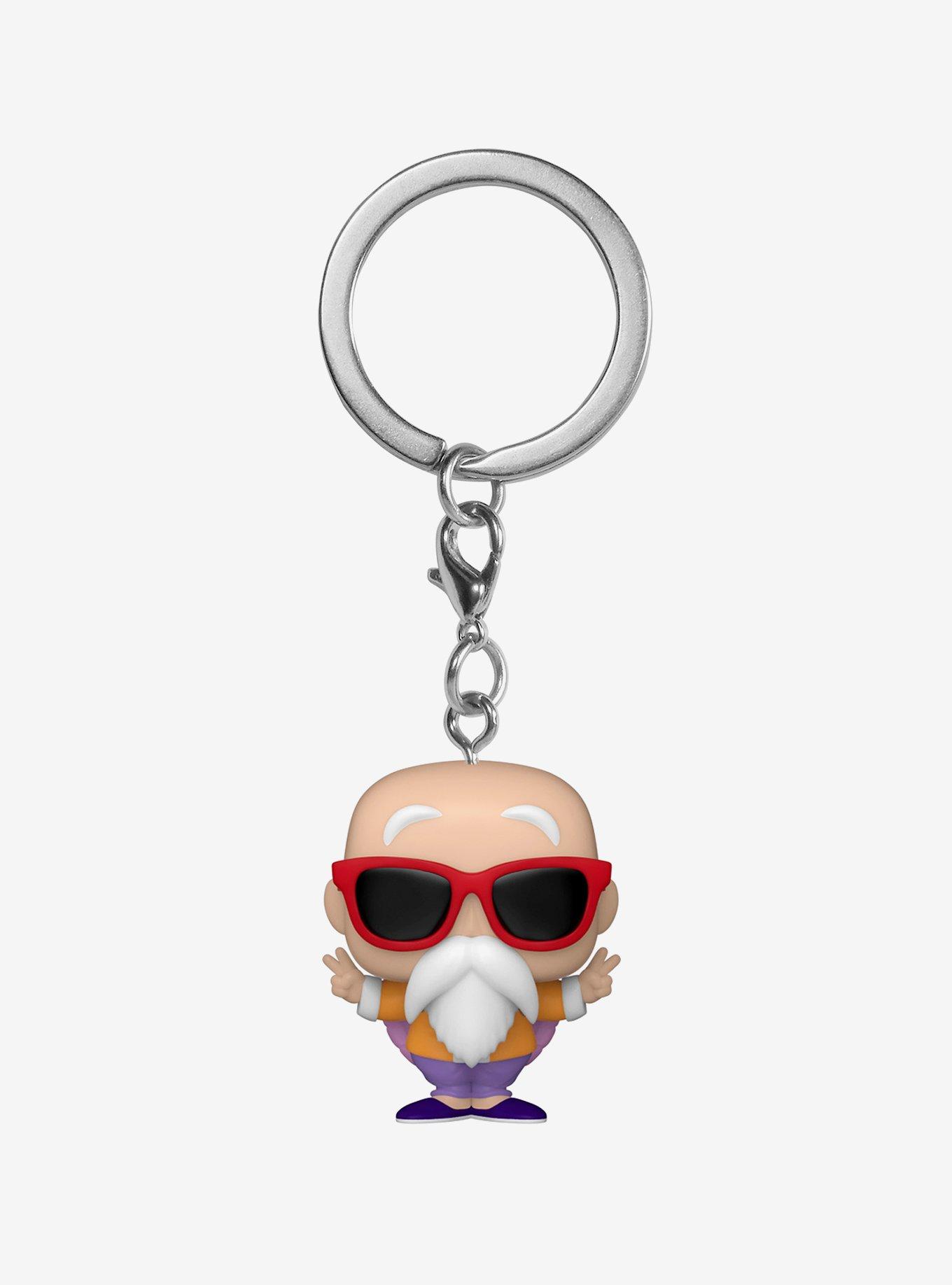 Funko Pocket Pop! Dragon Ball Z Master Roshi (Peace Sign) Vinyl Keychain, , hi-res