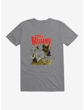 Universal Monsters The Mummy Pyramids T-Shirt, STORM GREY, hi-res