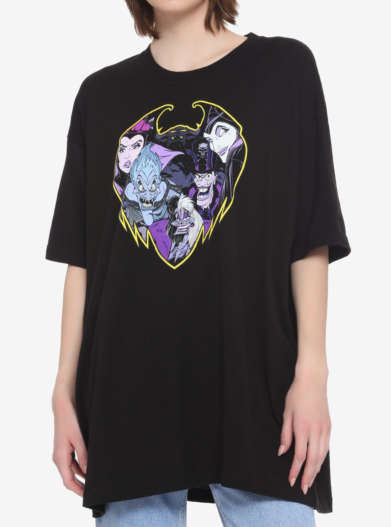 Disney Villains Tour Oversized Girls T-Shirt, MULTI, hi-res