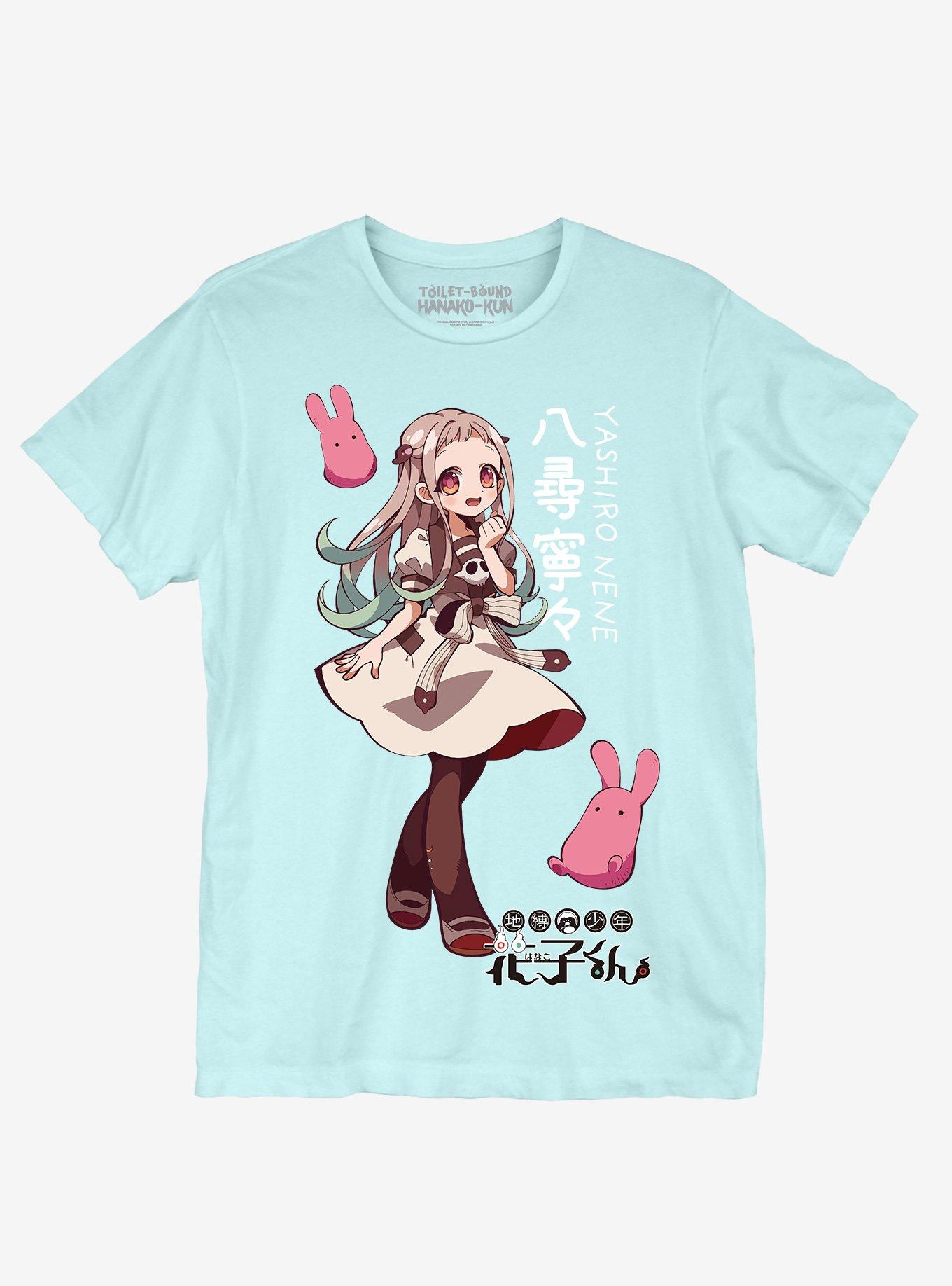 Toilet-Bound Hanako-Kun Yashiro Nene & Mokke Boyfriend Fit Girls T-Shirt, MULTI, hi-res