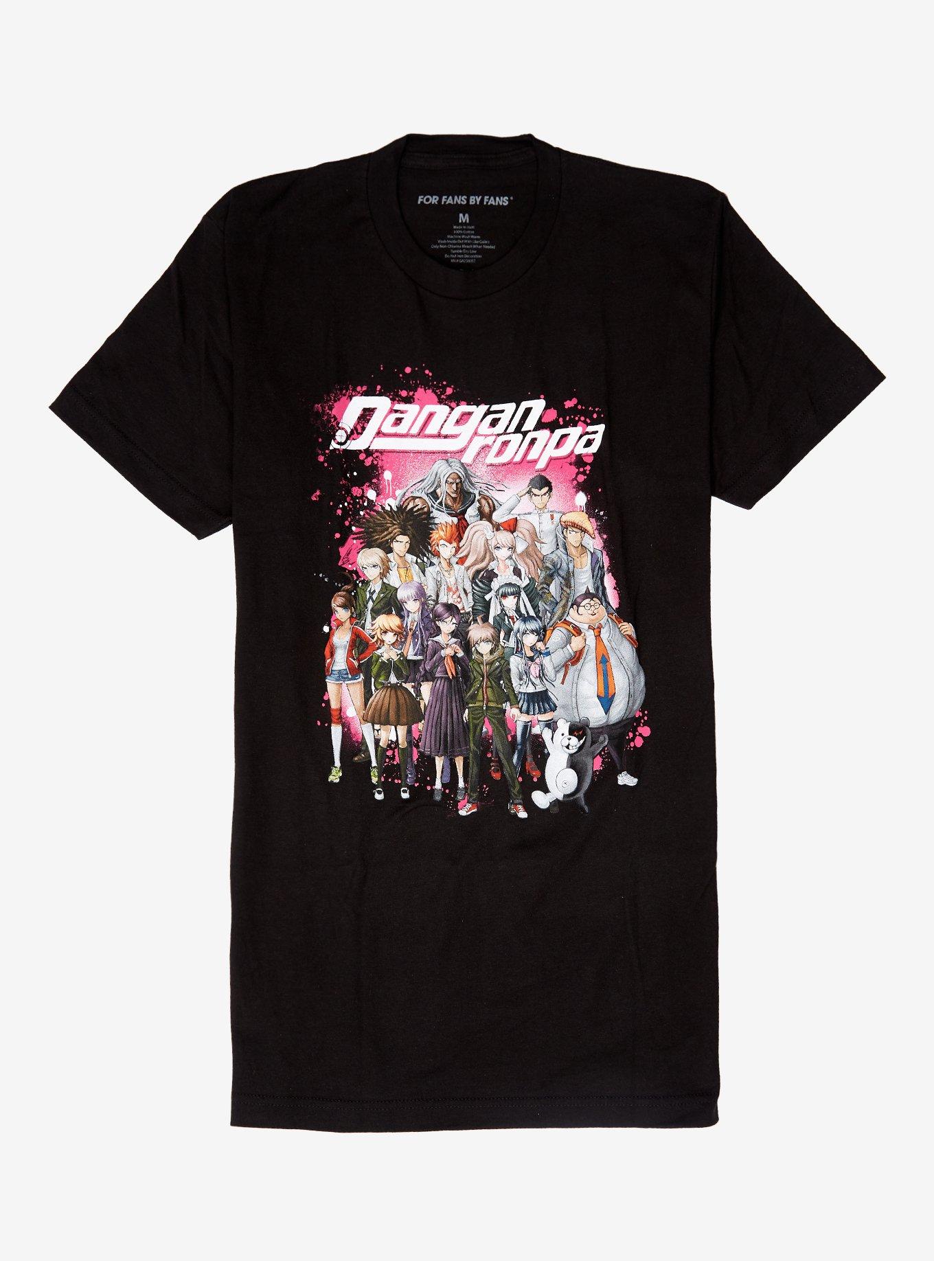 Danganronpa Group Splatter T Shirt