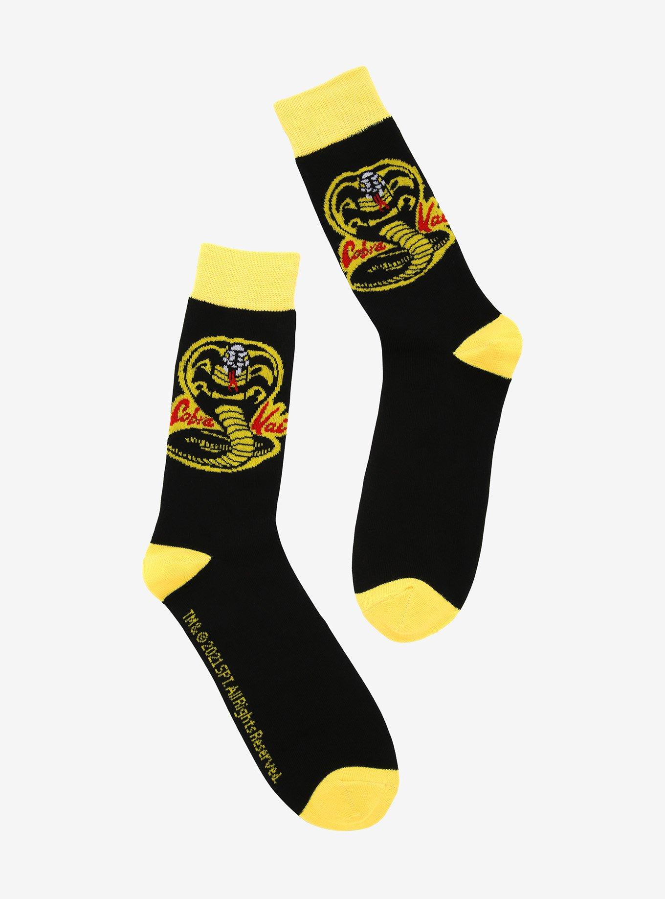 Cobra Kai No Mercy Crew Socks, , hi-res