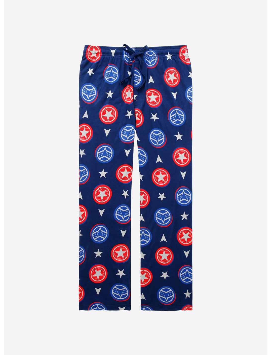 Marvel The Falcon and the Winter Soldier Allover Print Sleep Pants, BLUE, hi-res
