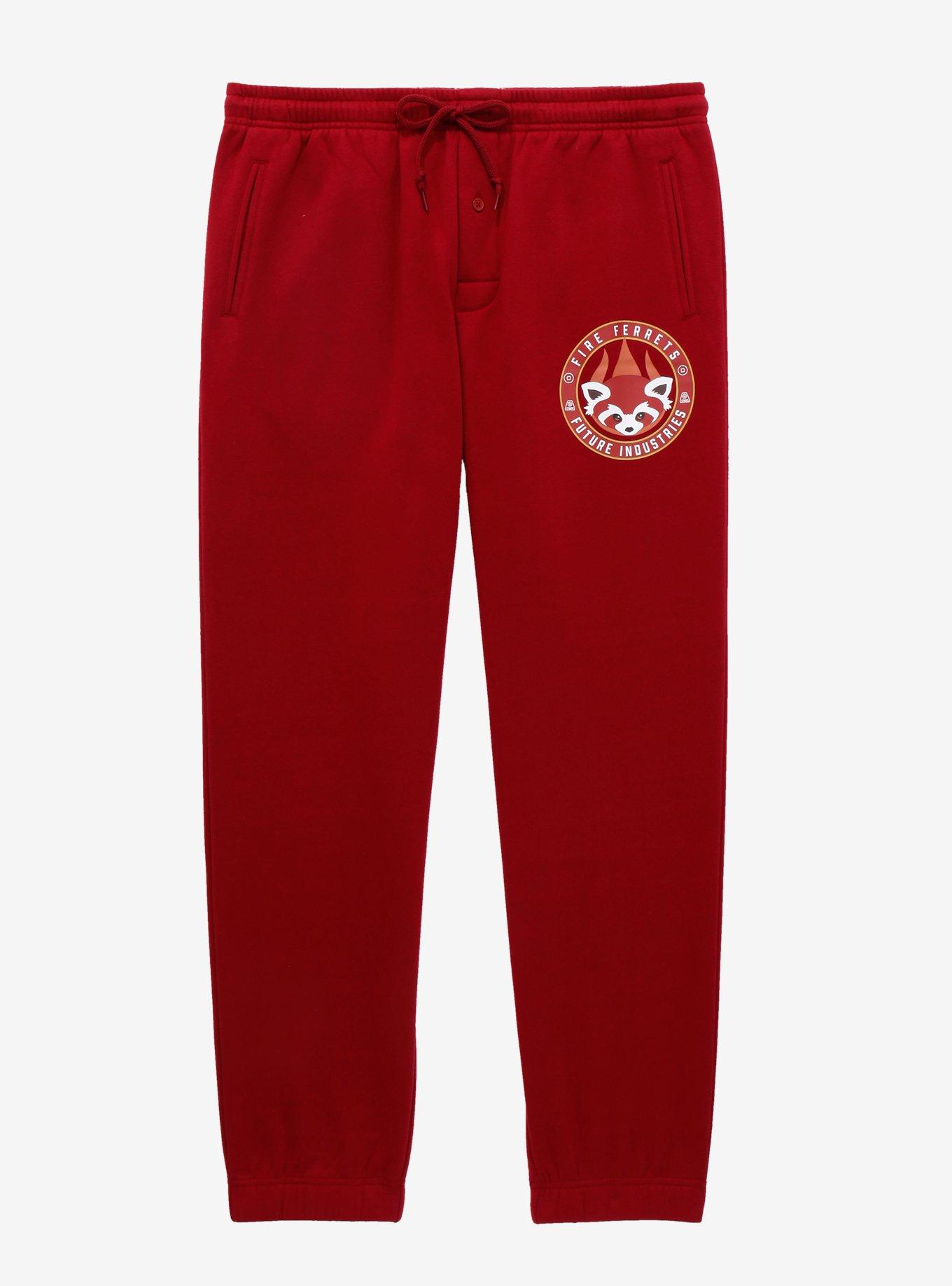 The Legend of Korra Fire Ferrets Joggers - BoxLunch Exclusive, DARK RED, hi-res