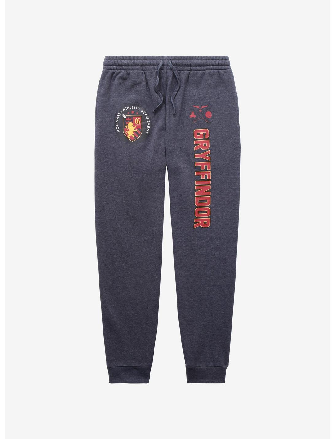 Harry Potter Hogwarts Athletic Department Gryffindor Joggers - BoxLunch Exclusive, HEATHER  CHARCOAL, hi-res