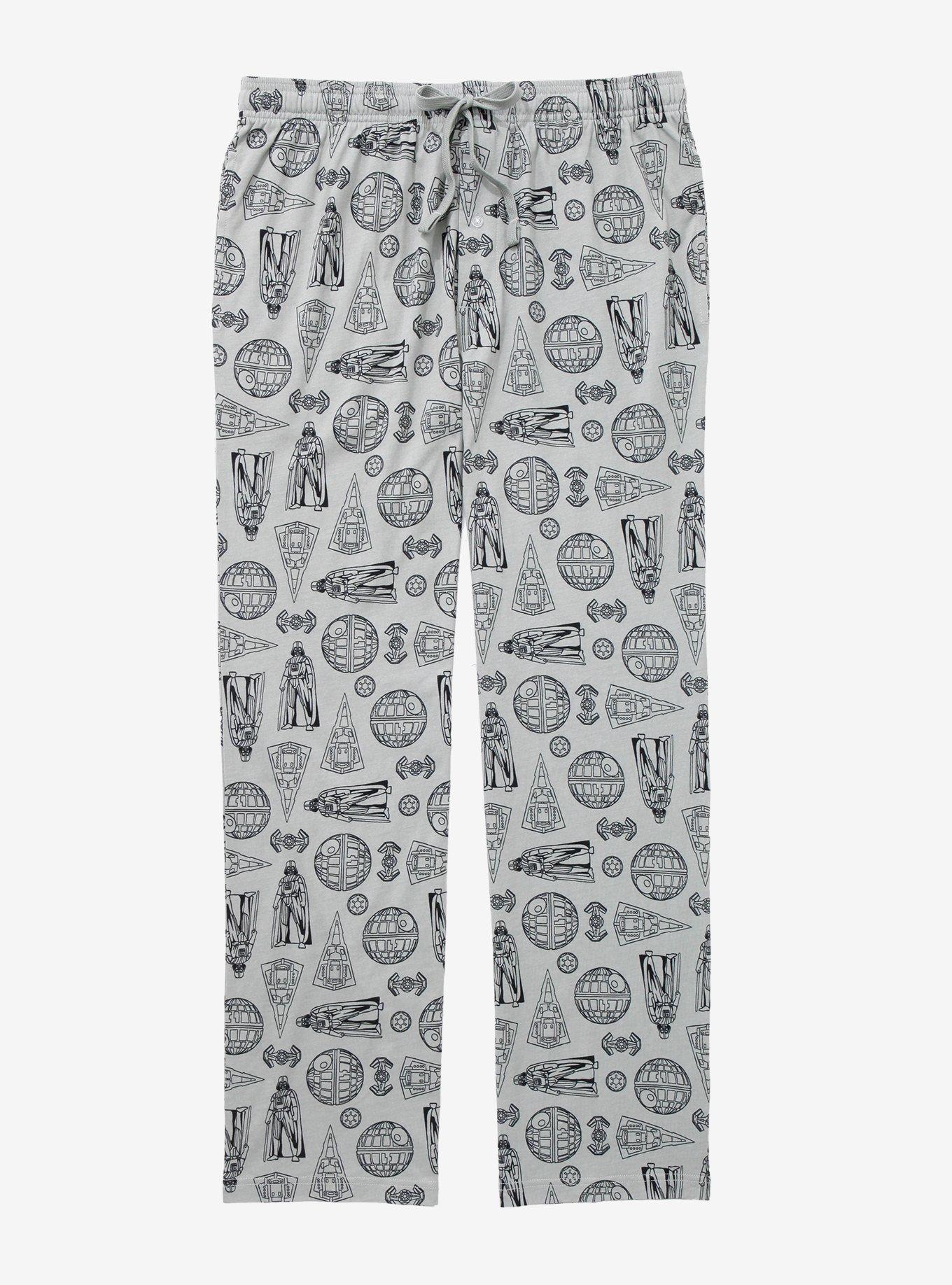 Star Wars Galactic Empire Icons Sleep Pants - BoxLunch Exclusive, GREY, hi-res