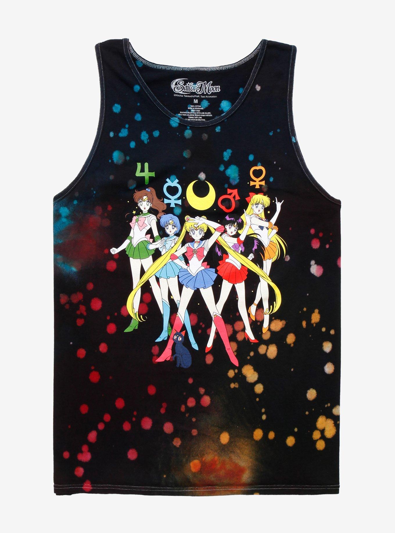 Sailor Moon Sailor Scouts Multi-Wash Tank Top, MULTI, hi-res