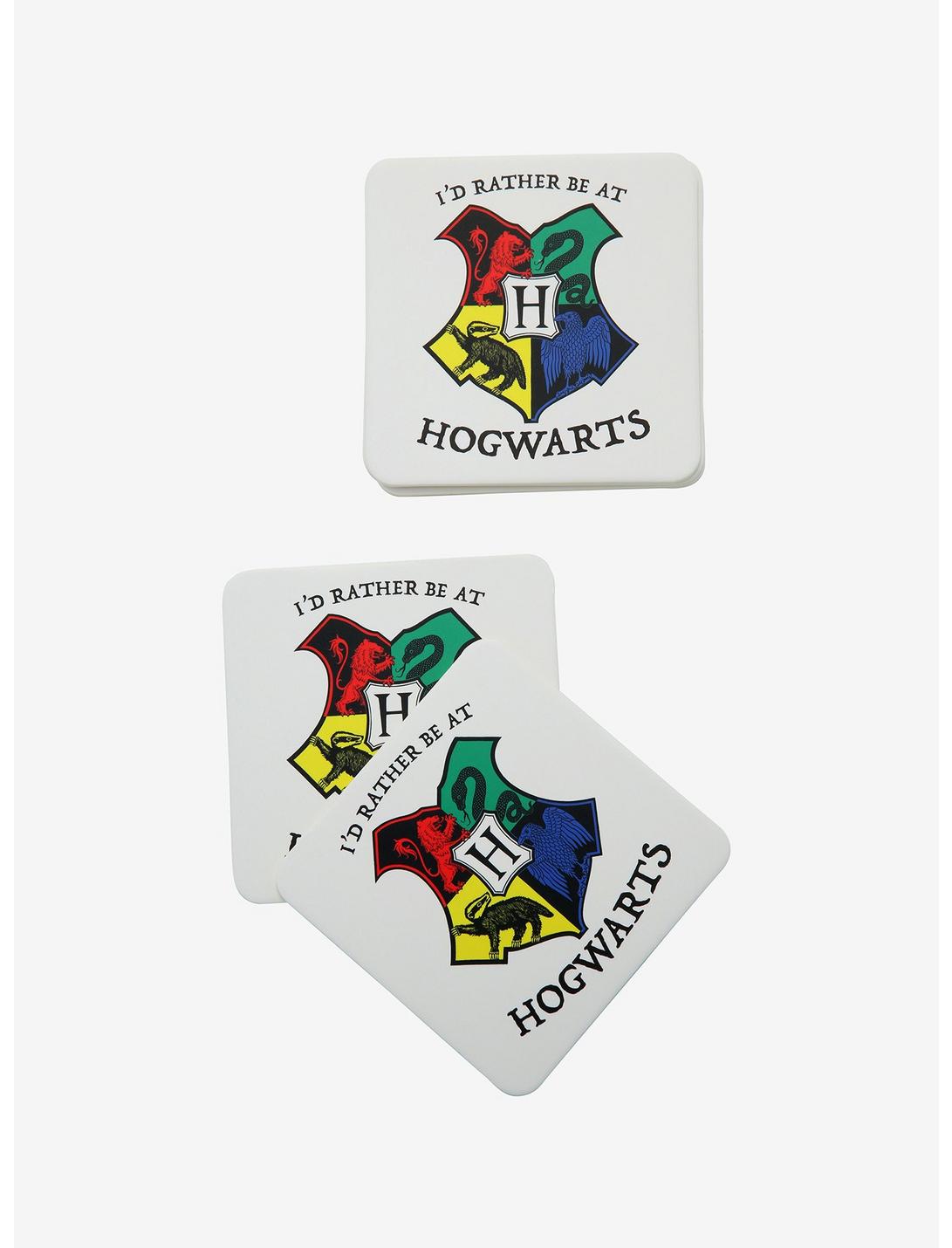 Harry Potter I'd Rather Be At Hogwarts Coaster Set, , hi-res