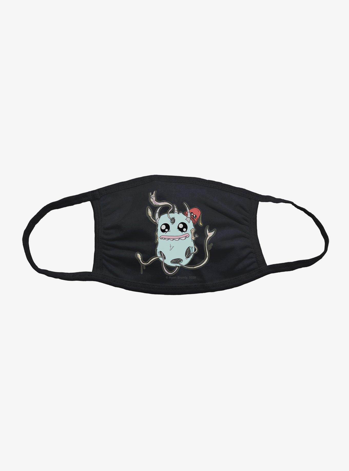 Depressed Monsters Fezzed Face Mask, , hi-res