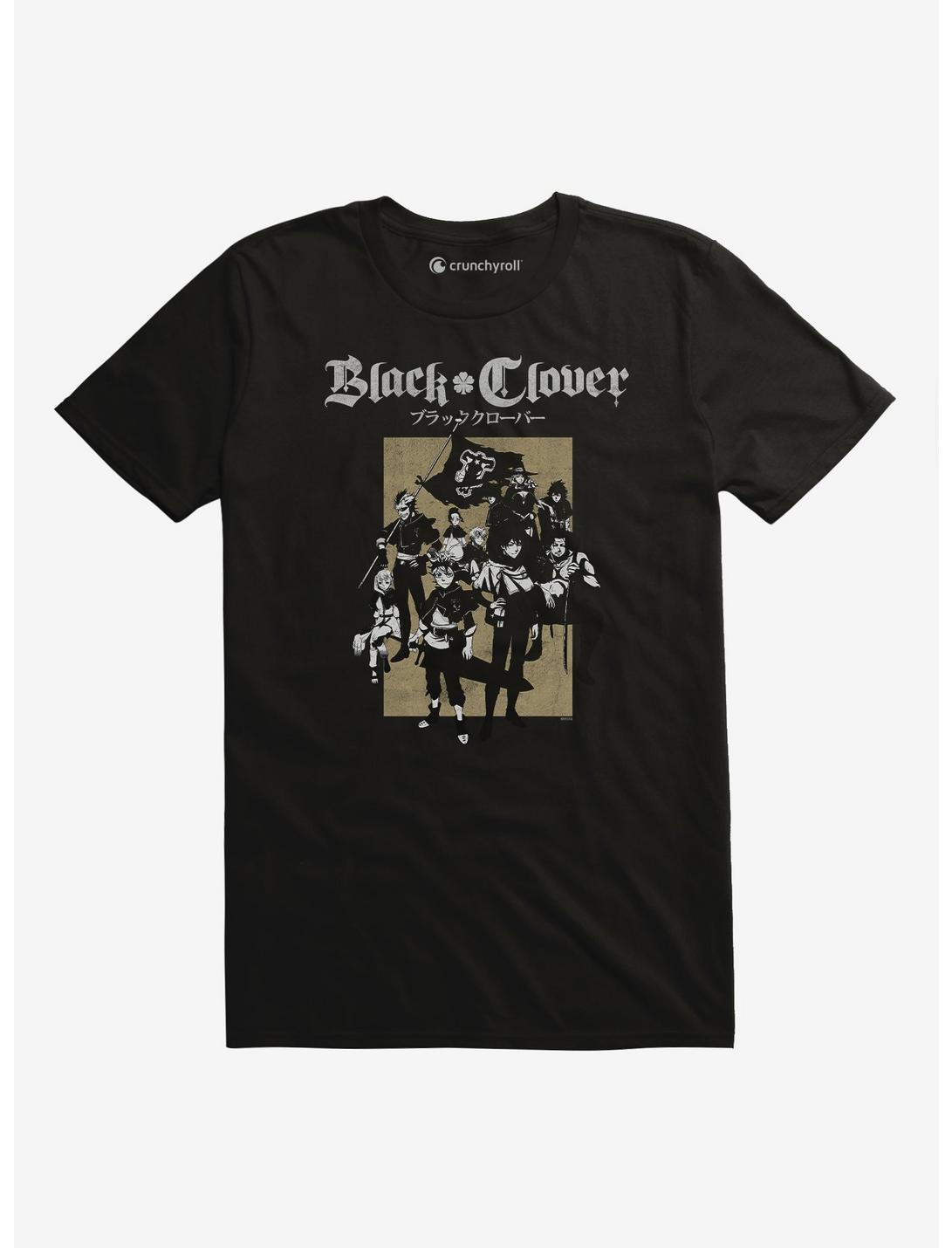 Black Clover Group T-Shirt, BLACK, hi-res