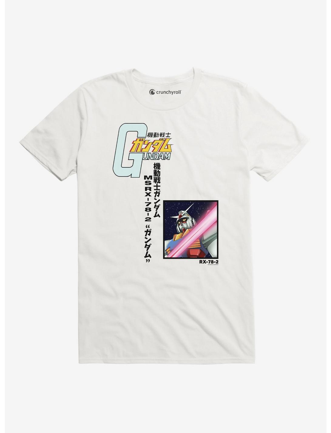 Plus Size Gundam Multi Graphic T-Shirt, WHITE, hi-res