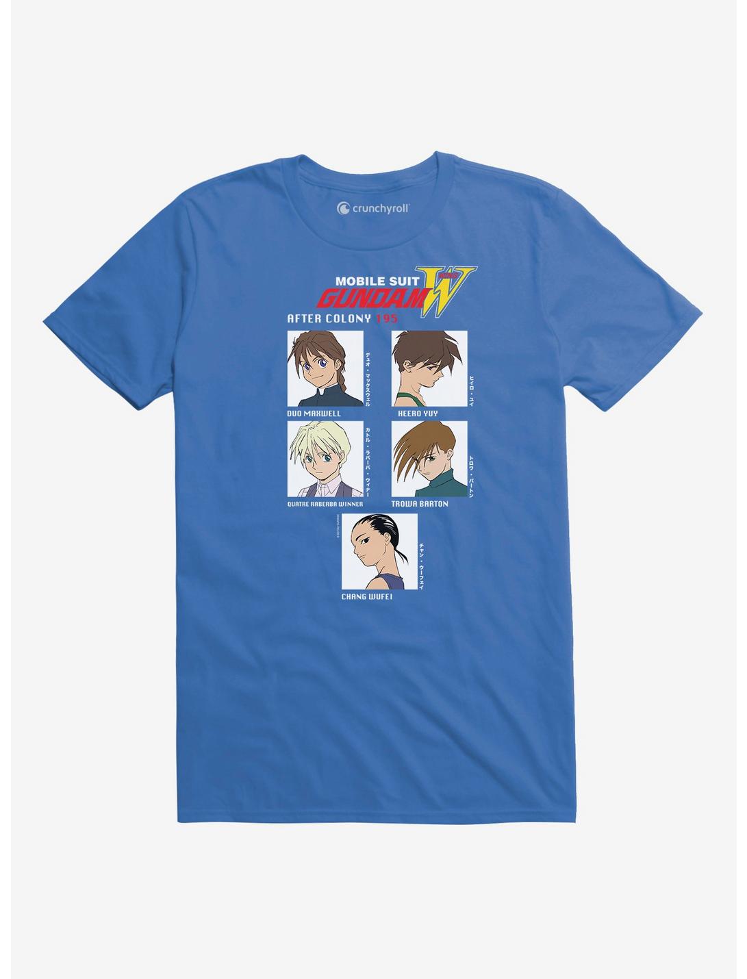 Mobile Suit Gundam Wing After Colony 195 T-Shirt, ROYAL BLUE, hi-res