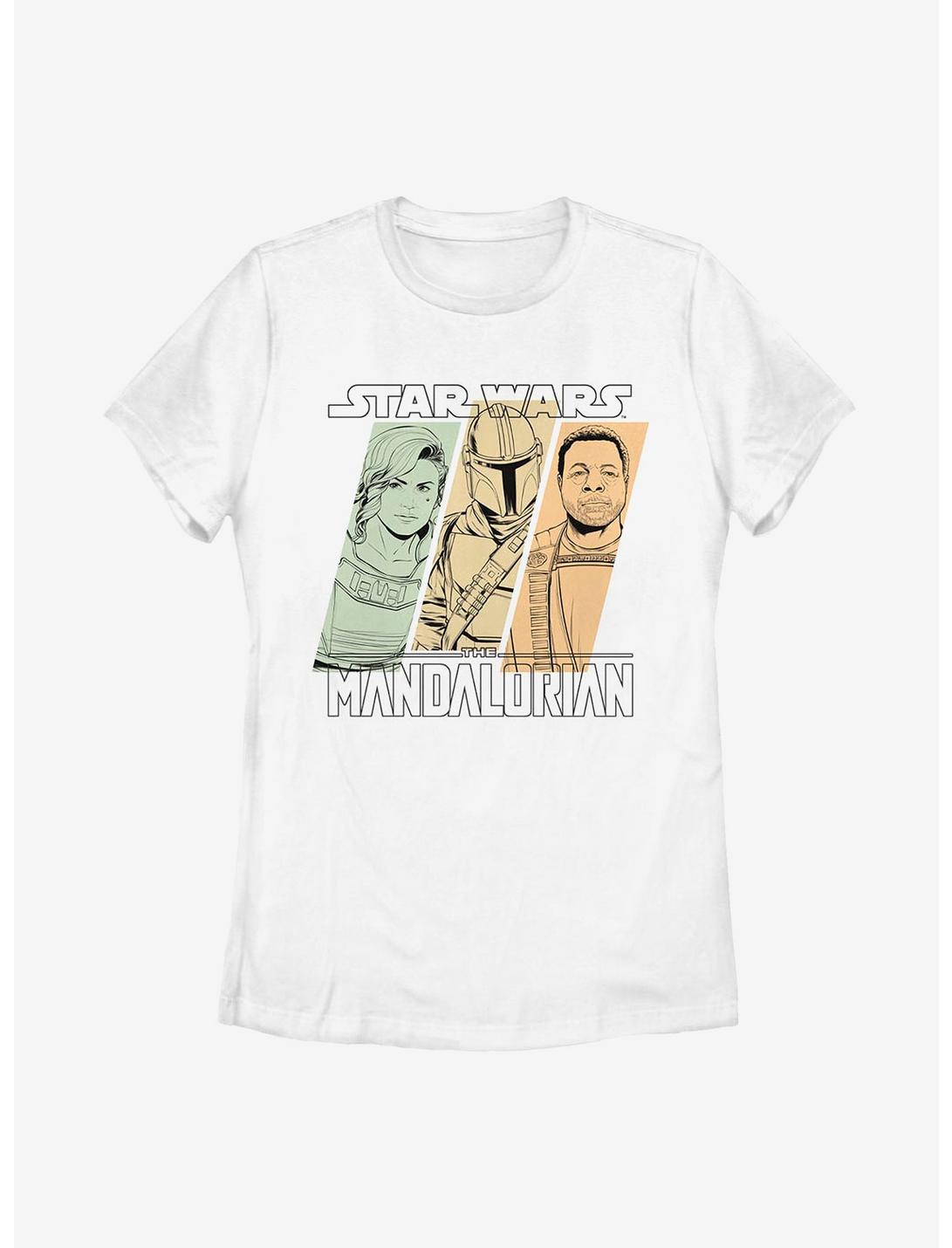 Star Wars The Mandalorian Mando Team Womens T-Shirt, WHITE, hi-res