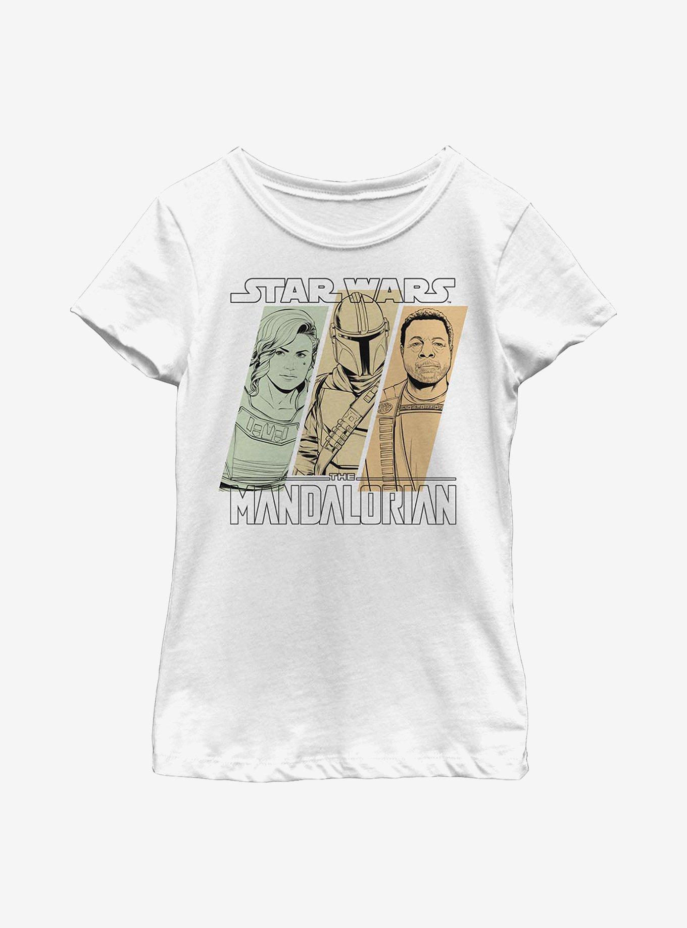Star Wars The Mandalorian Mando Team Youth Girls T-Shirt, , hi-res