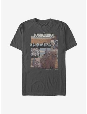 Star Wars The Mandalorian Comic Japanese Text T-Shirt, , hi-res