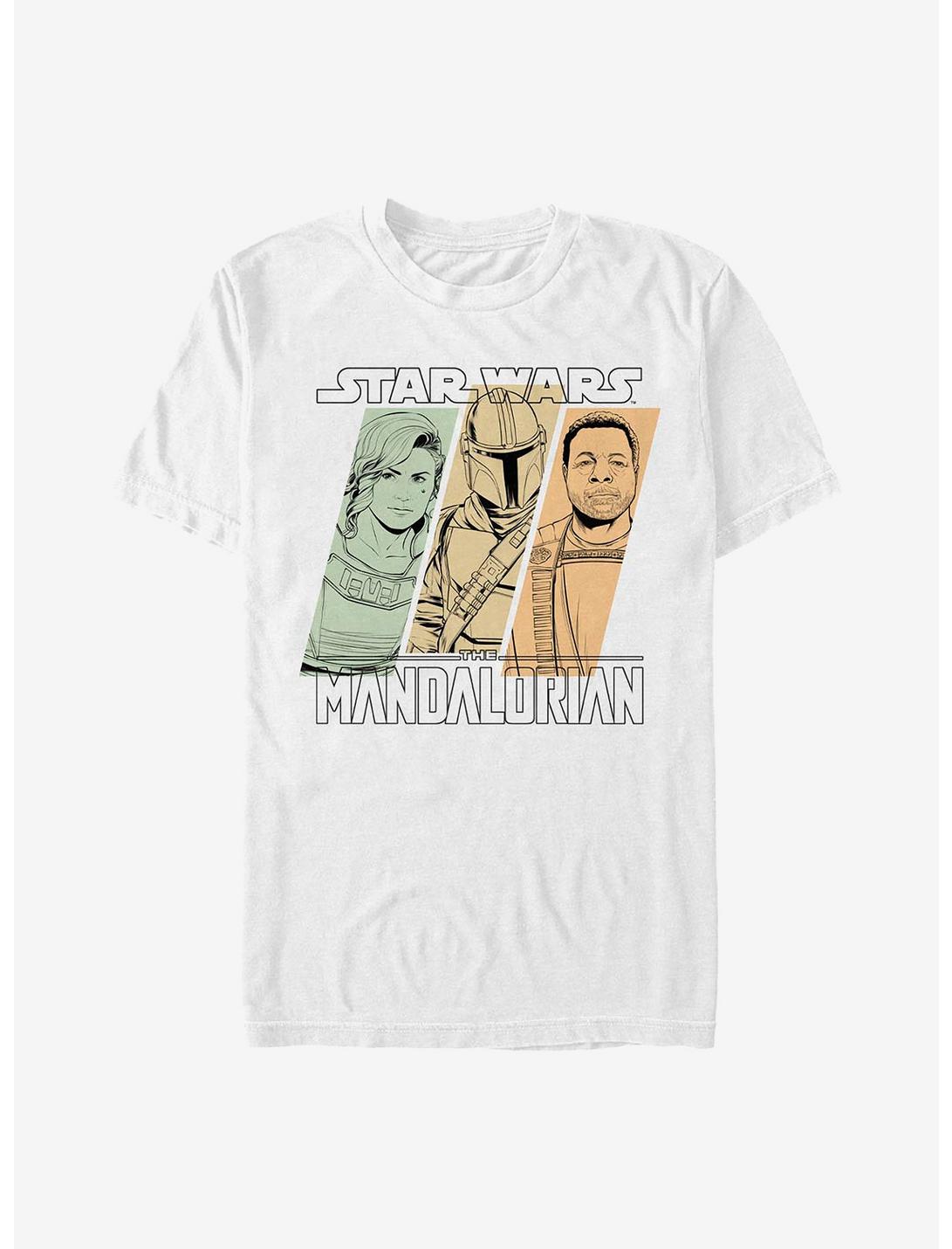 Star Wars The Mandalorian Mando Team T-Shirt, WHITE, hi-res