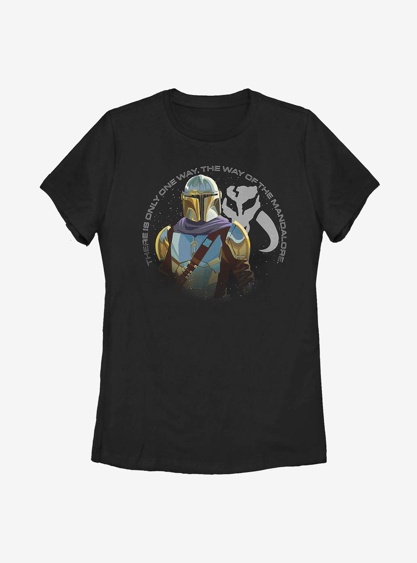 Star Wars The Mandalorian The Mandalore Way Womens T-Shirt, BLACK, hi-res view 1