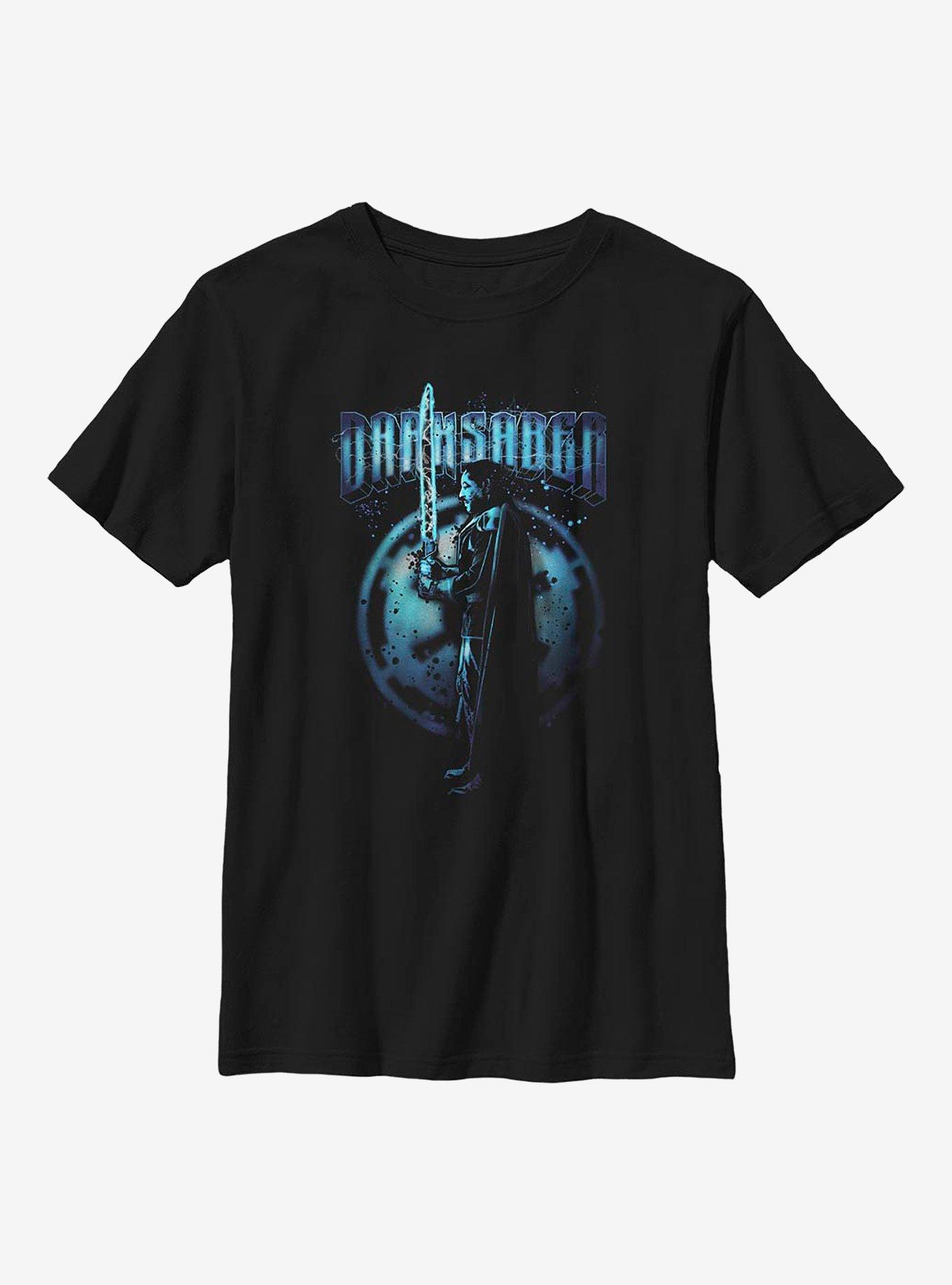 Star Wars The Mandalorian Held Aloft Youth T-Shirt, BLACK, hi-res