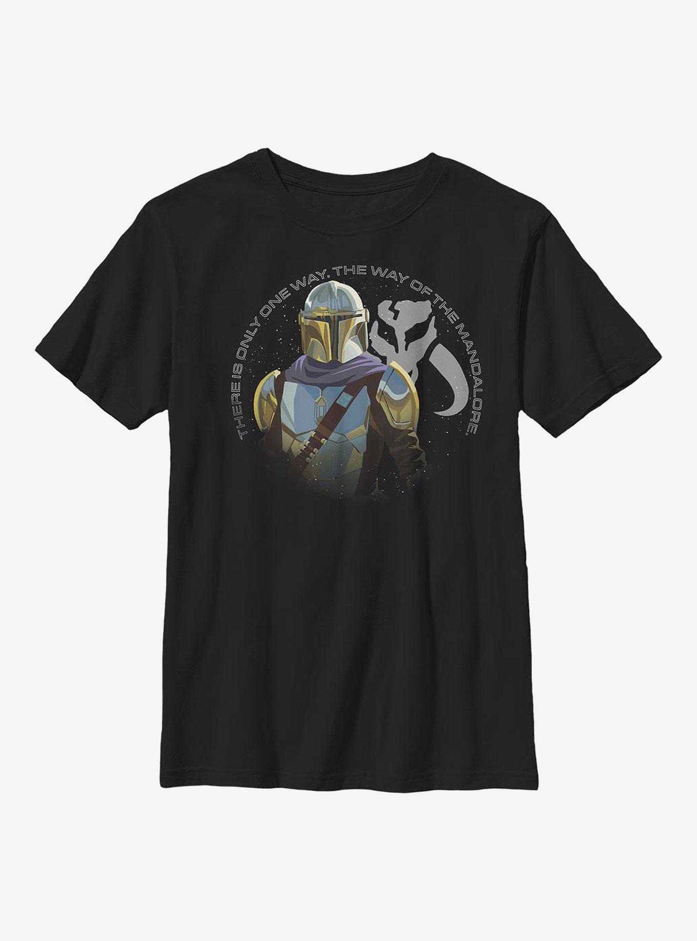 Star Wars The Mandalorian The Mandalore Way Youth T-Shirt, BLACK, hi-res
