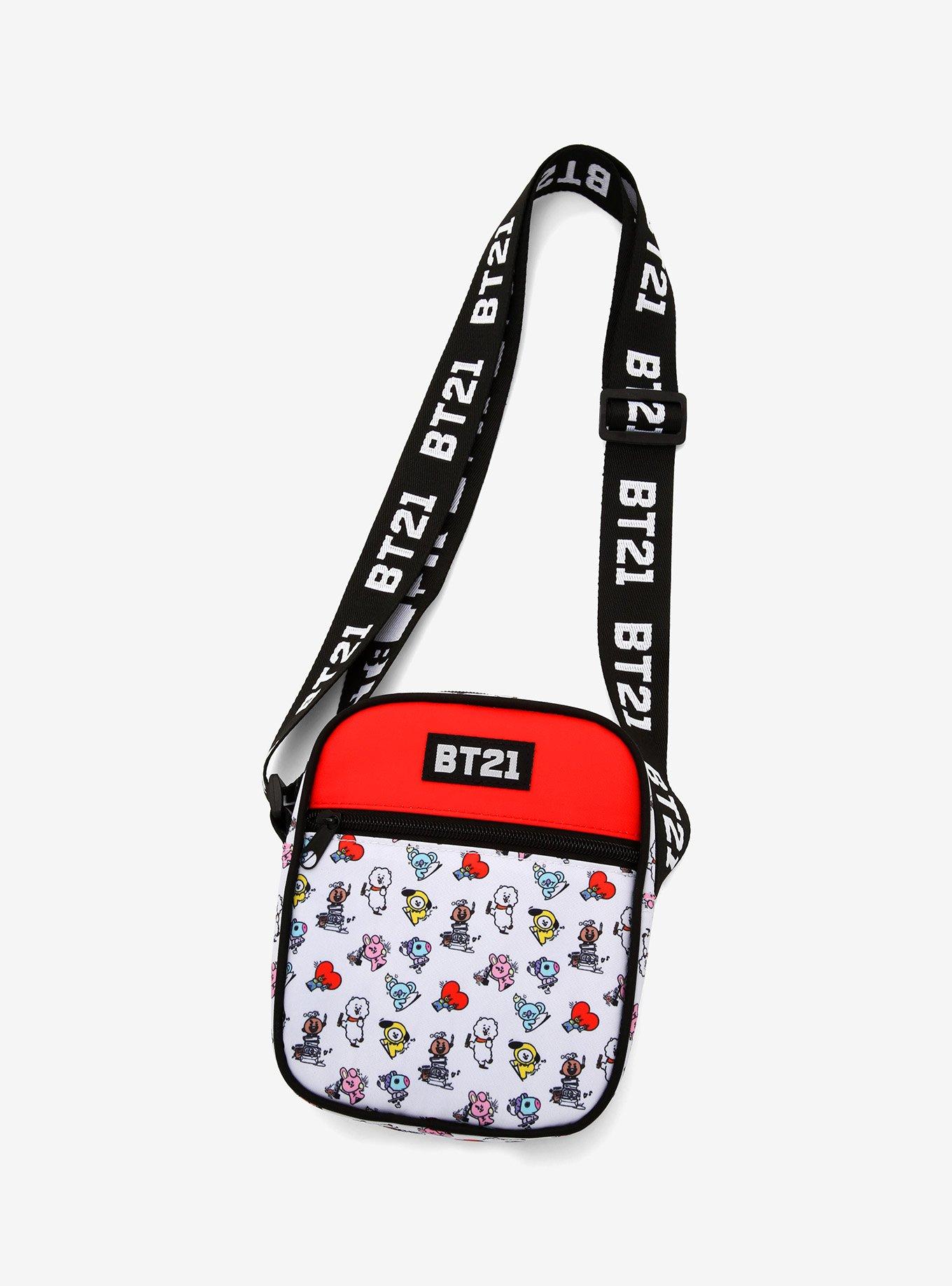 bt21-group-doodle-athletic-crossbody-bag-hot-topic