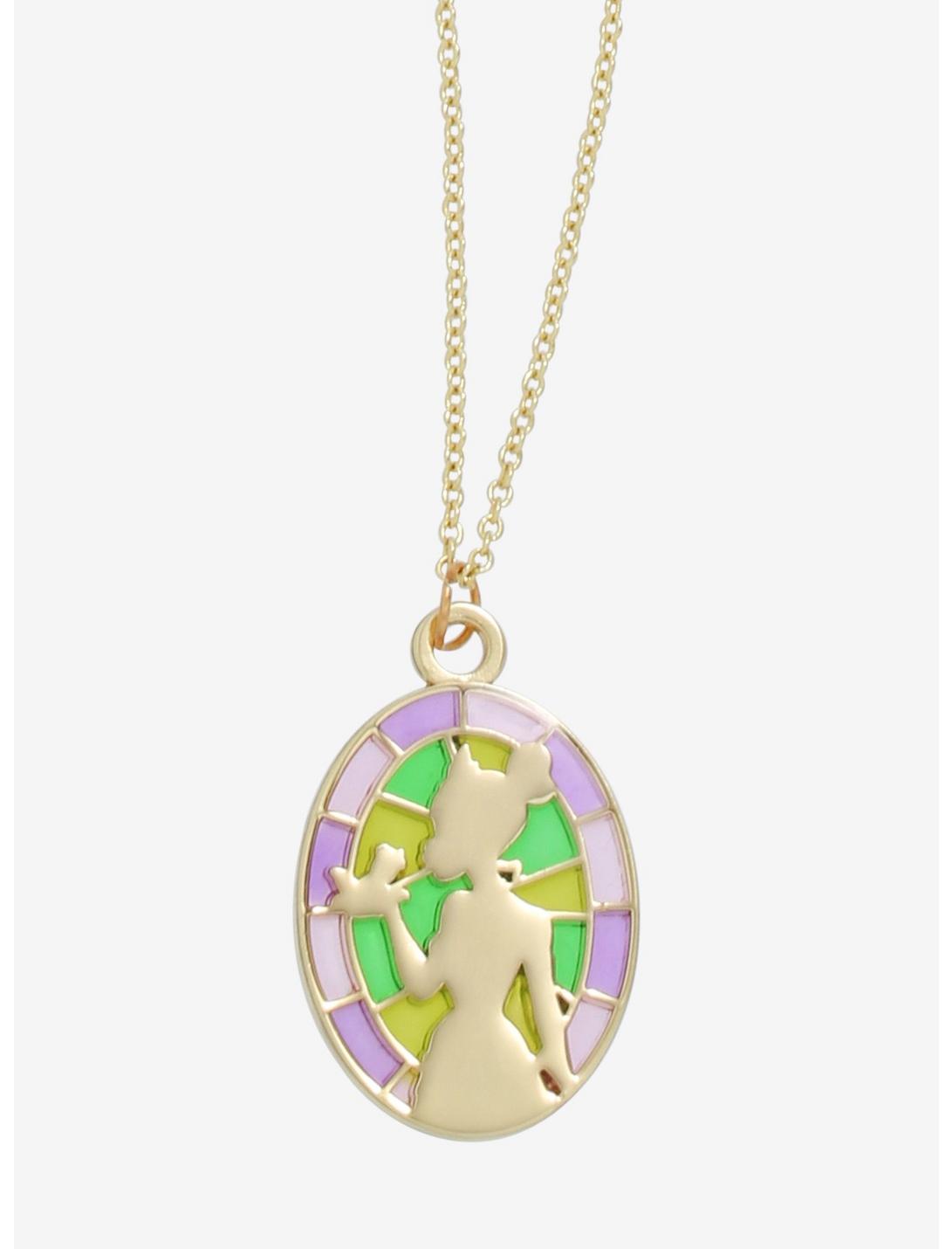 Disney The Princess and the Frog Stained Glass Necklace - BoxLunch Exclusive, , hi-res